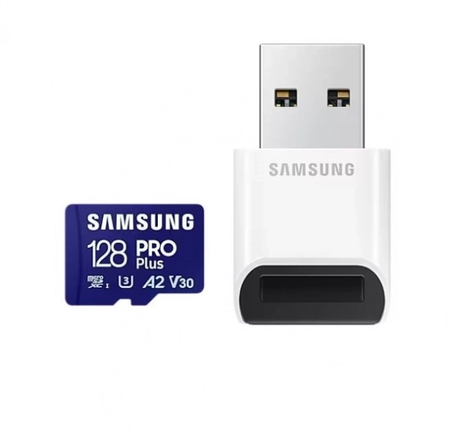 Samsung pro plus 128 GB microSDXC memóriakártya olvasóval