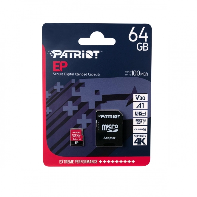 Patriot EP A1 64 GB microSDXC memóriakártya