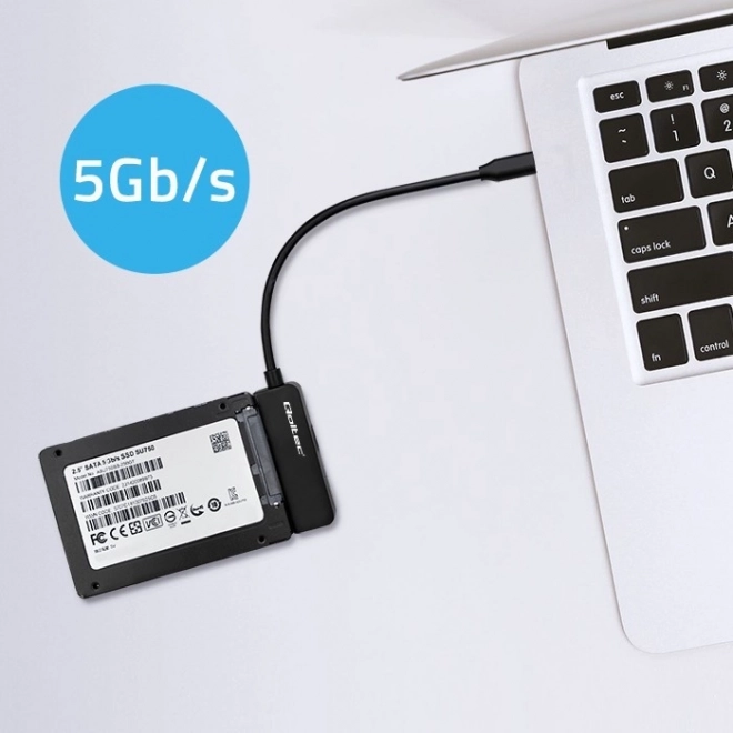 SATA adapter SSD HDD meghajtóhoz 2.5" USB-C