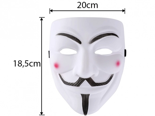 Anonymous Guy Fawkes jelmezmaszk