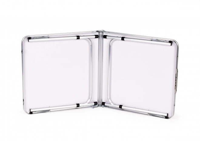 Hordozható asztal összecsukható kempingasztal fekete lap 120 x 60 cm