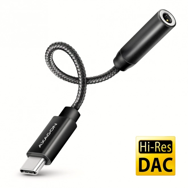 Axagon USB-C külső hangkártya 32bit DAC 3,5mm csatlakozóval