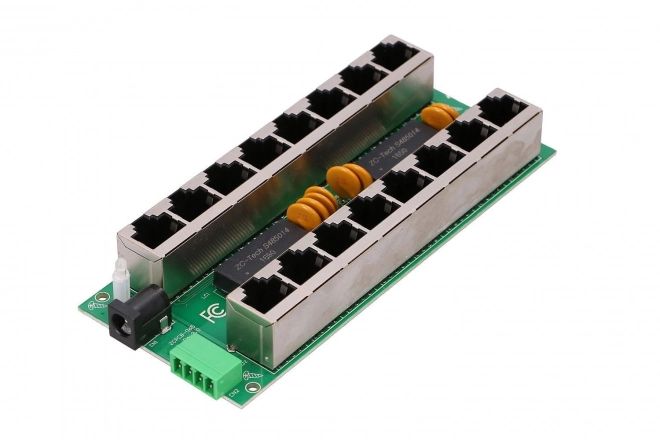 Extralink 8-port PoE injektor Gigabit Ethernethez