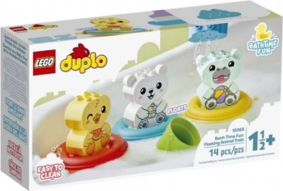 Lego Duplo fürdőszobai móka: lebegő állatos vonat