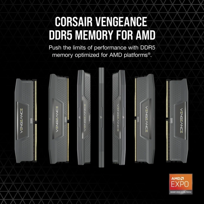 Vengeance DDR5 64GB 6000MHz memória modul AMD EXPO és Intel XMP támogatással