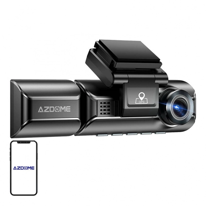 Azdome autós 3 kamerás videófelvevő