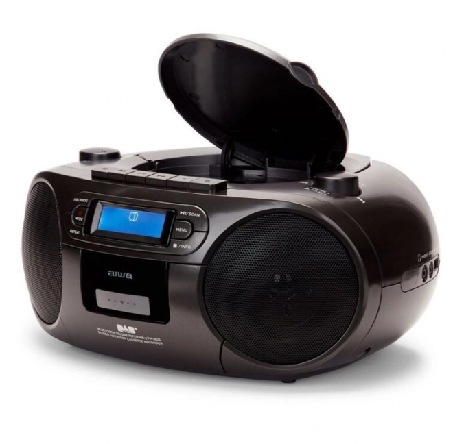 Hordozható Boombox DAB + CD/MP3/USB/TAPE/BT lejátszó