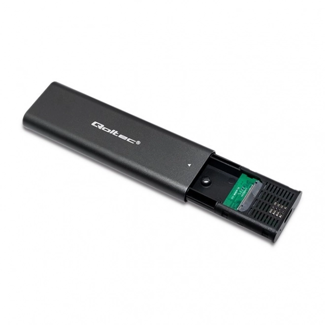 Qoltec M.2 SSD meghajtóház USB-C-vel