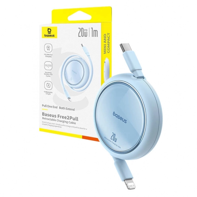 Baseus Free2Pull USB-C–Lightning gyorskábel 20W