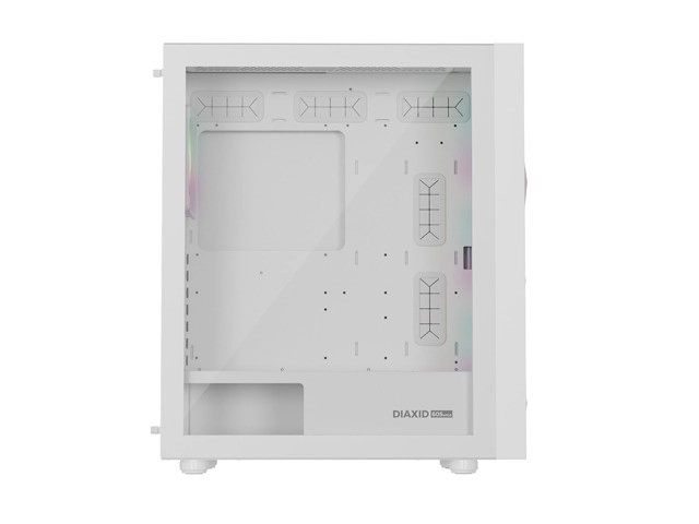 Genesis Diaxid 605 ARGB Fehér Midi Torony USB-C