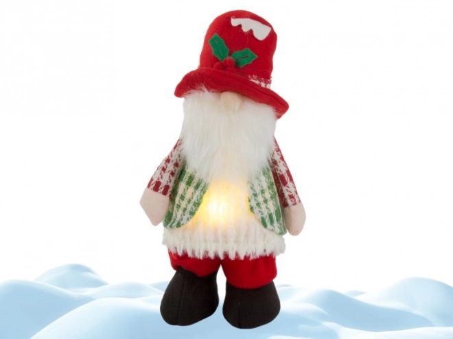 Szellem karácsonyi kobold LED világítással 30 cm