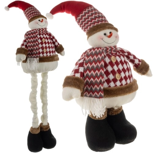 Teleszkópos karácsonyi hóember 105 cm