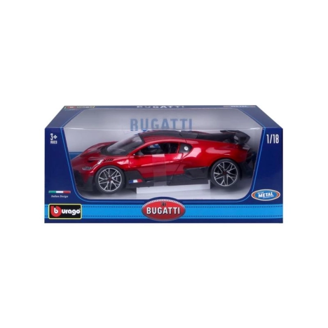 Bburago Bugatti Divo piros 1:18