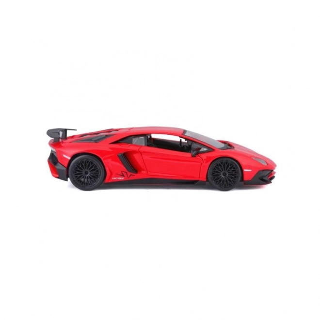 Bburago 1:24 Lamborghini Aventador LP 750-4 SV piros modellautó