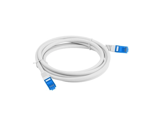 Szélessávú Cat6a S/FTP hálózati kábel - 0.5m - szürke