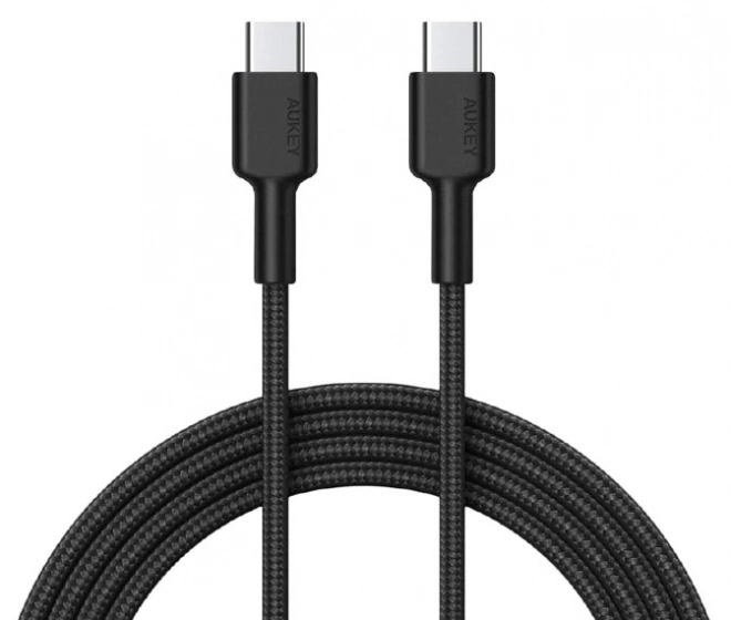 Nylon USB C - USB C kábel 0,9m