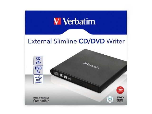 Verbatim külső DVD-RW USB 2.0 író