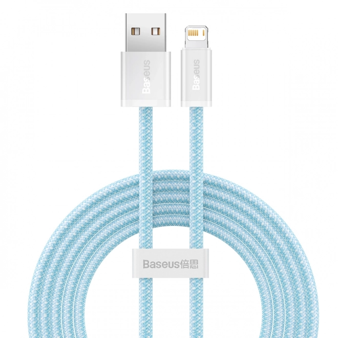 baseus dinamikus usb-lightning kábel 2,4a, 2m kék