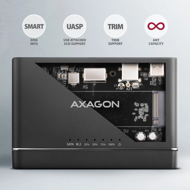 Axagon Clone Master 2 USB-C adapter