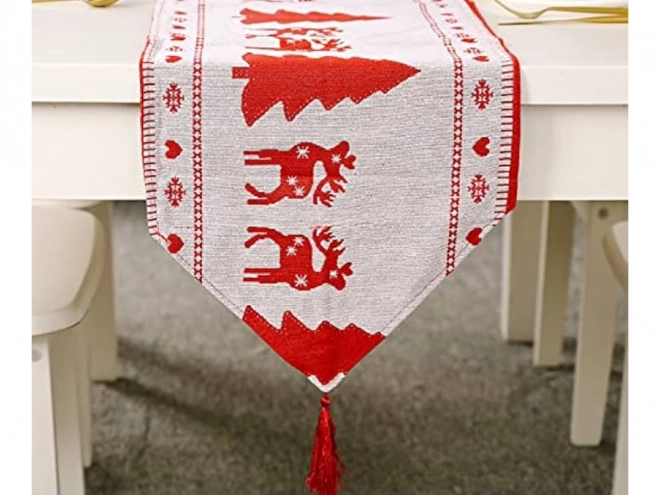 Karácsonyi asztali futó terítő