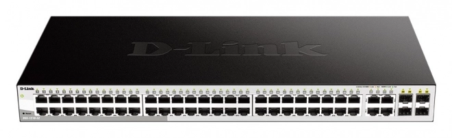 D-Link 52-portos gigabites Smart+ kapcsoló 4 SFP porttal