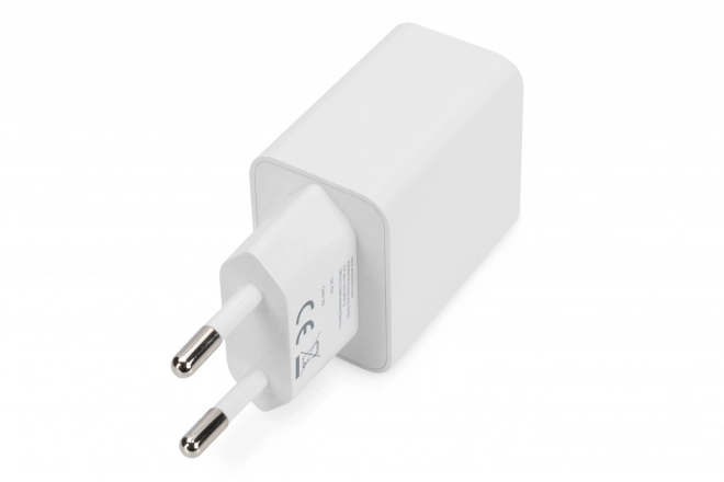 Fehér USB hálózati töltő 2x USB-A 15,5W