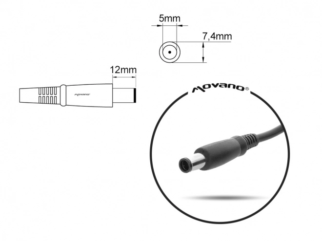 Laptop töltő 18.5V 3.5A HP Compaq számára