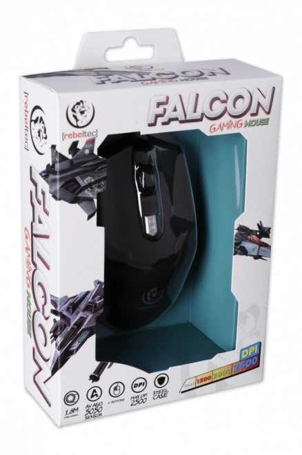 Rebeltec Falcon optikai gamer egér USB csatlakozással