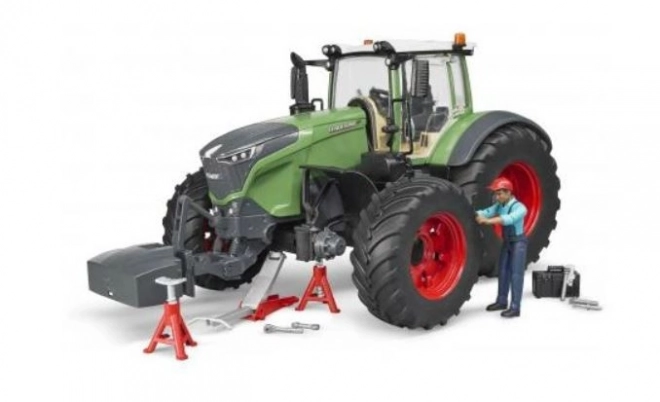 Bruder fendt traktor figurával és szerszámkészlettel 1:16 méretarányban