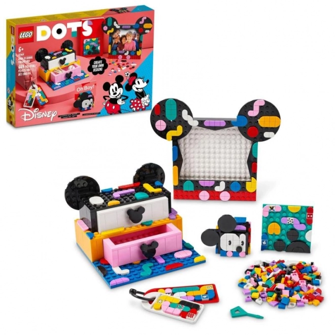 lego dots - miki egér és minnie egér iskolai készlet