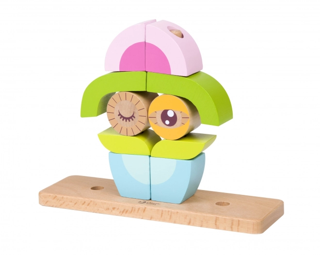 Fa puzzle - Bagoly építőjáték