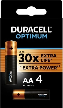 Alkáli elemek AA LR6 Optimum, 4 darabos csomag