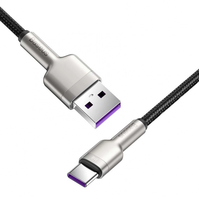 Baseus Cafule USB-C töltőkábel 66W, fekete 2m