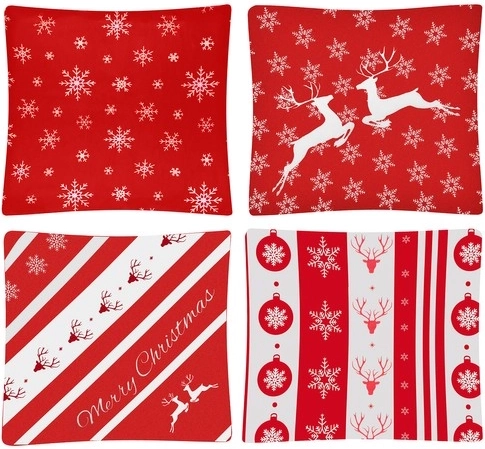 Egységes karácsonyi stílus 4 darabos szettben