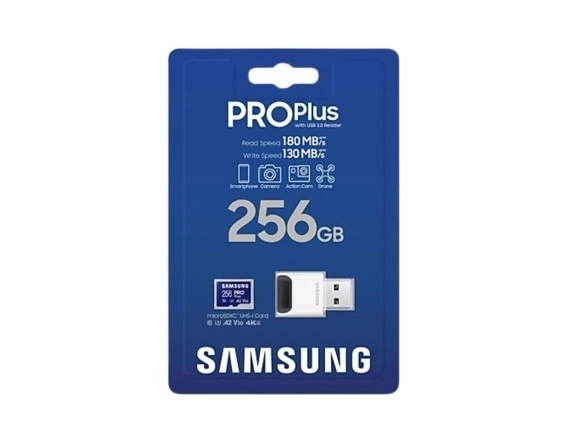 Samsung PRO Plus micro SDXC 256 GB memória kártya