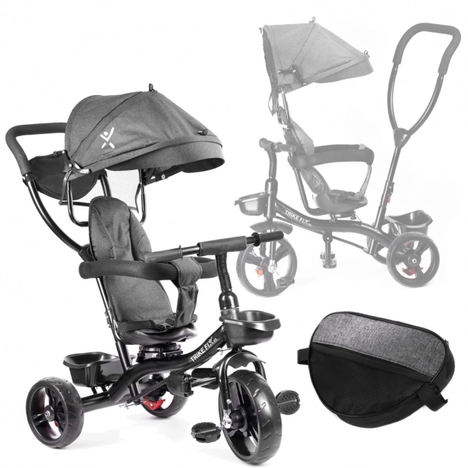 Szürke Trike Fix Lite háromkerekű bicikli – Szürke