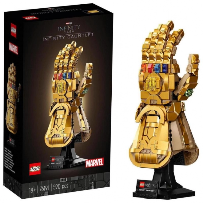 Végtelen kesztyű LEGO Marvel modell