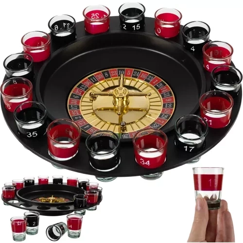 Alkoholos buli rulett 16 pohárral