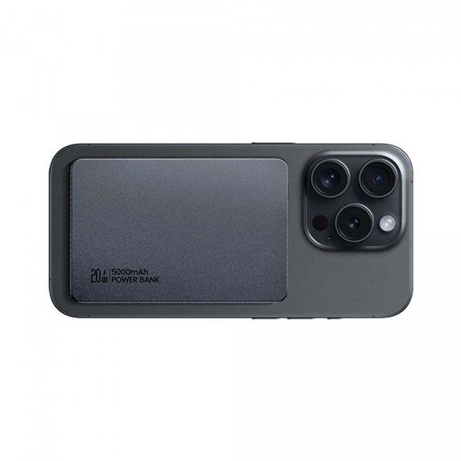 Indukciós Powerbank 5000mAh 20W MagSafe PD Fehér