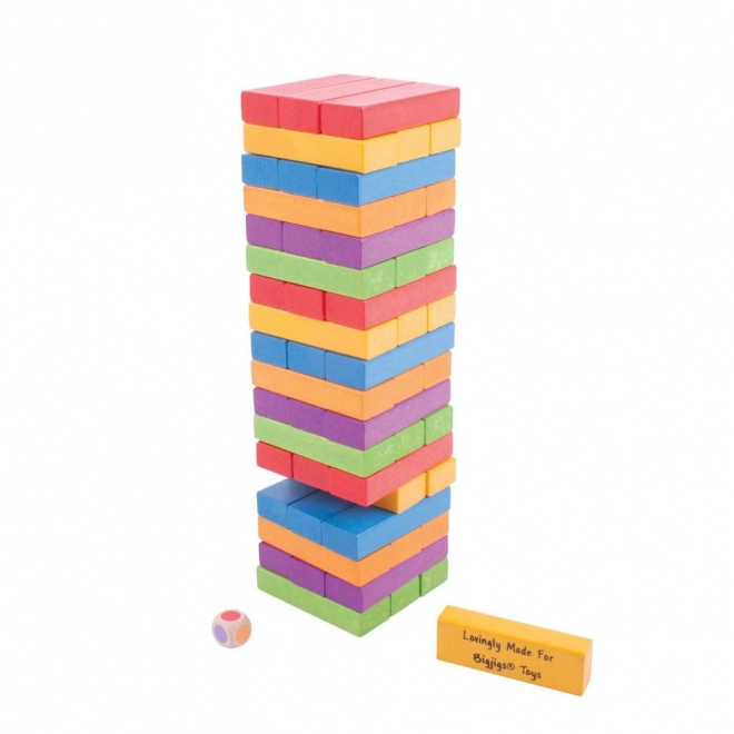 Színes Jenga Bigjigs Toys