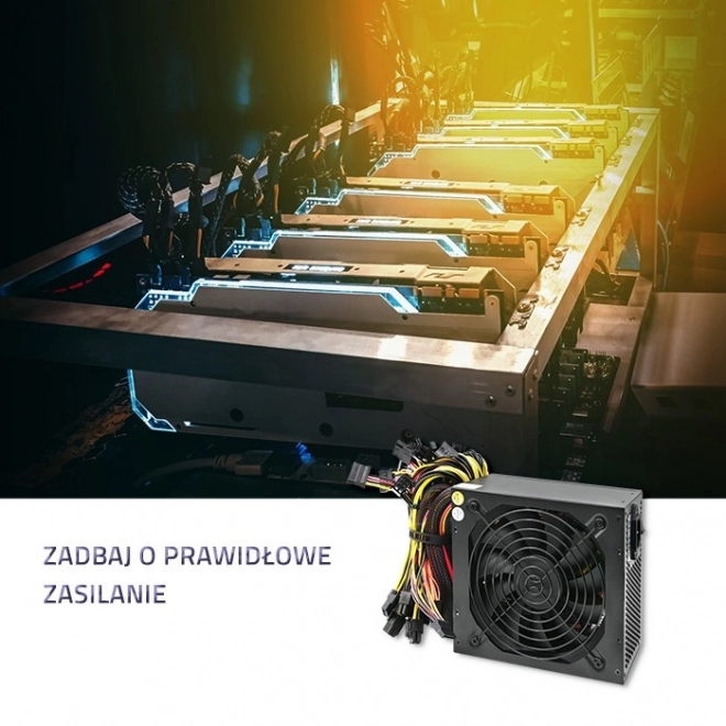 Atx 1600W tápegység 80 Plus Gold Bitcoin Minerhez