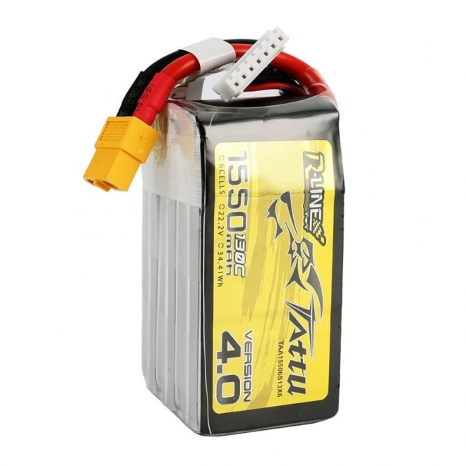 Tattu R-Line verseny drón akkumulátor 1550 mAh 22,2 V 130C