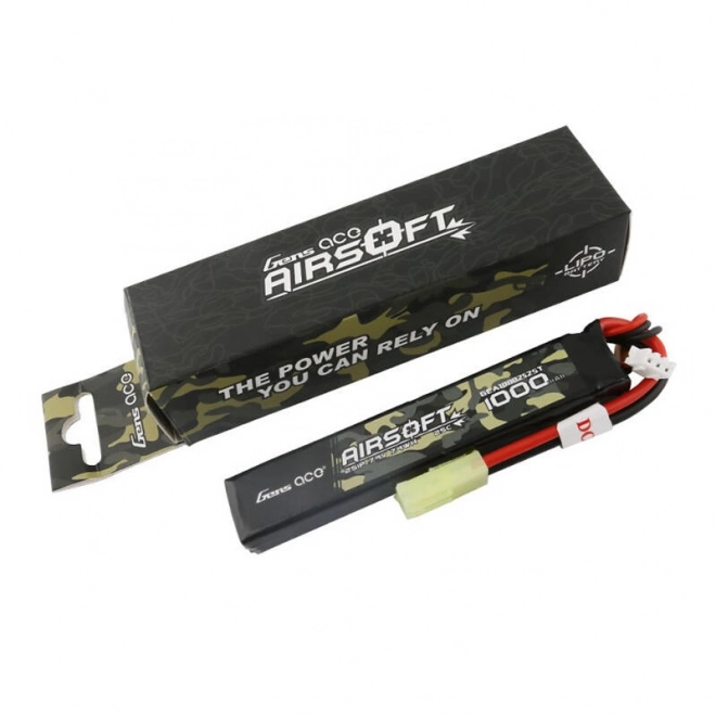 Gens Ace 25C 1000mAh Airsoft Akkumulátor Mini Tamiya Csatlakozóval