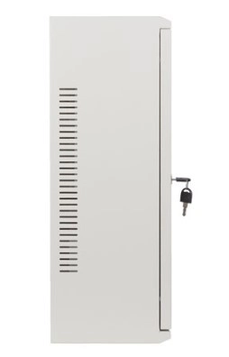 Lanberg alacsony profilú fali rack szekrény 19 hüvelykes 6U+3U szürke