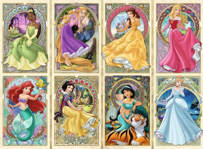 Ravensburger puzzle Disney szecessziós hercegnők 1000 darabos