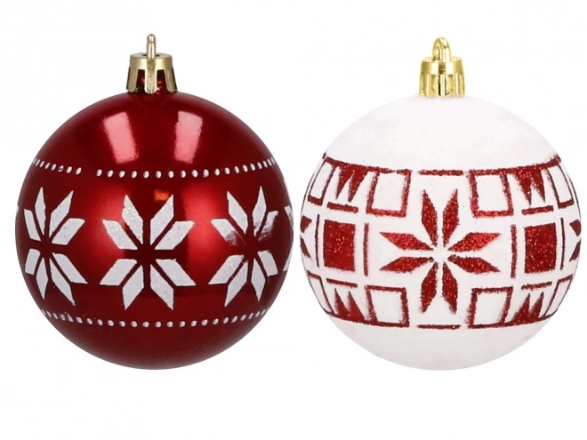 Karácsonyi díszek 5 cm készlet 30 db