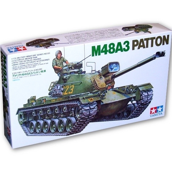 U.S. M48A3 patton modell tank készlet