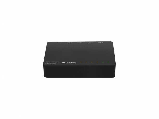 Lanberg PoE+ switch 5 portos Gigabit asztali