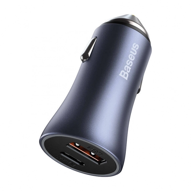 Baseus autós töltő USB és USB-C csatlakozóval, gyors töltés, 40W teljesítmény