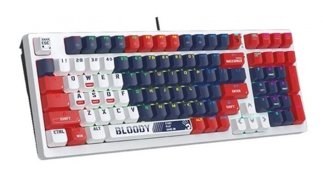 Mechanikus billentyűzet Bloody S98 USB Sports Navy
